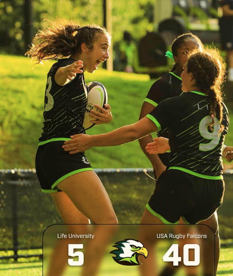 Life University 5, USA Falcons 40 at Lupo Family Field in Marietta
