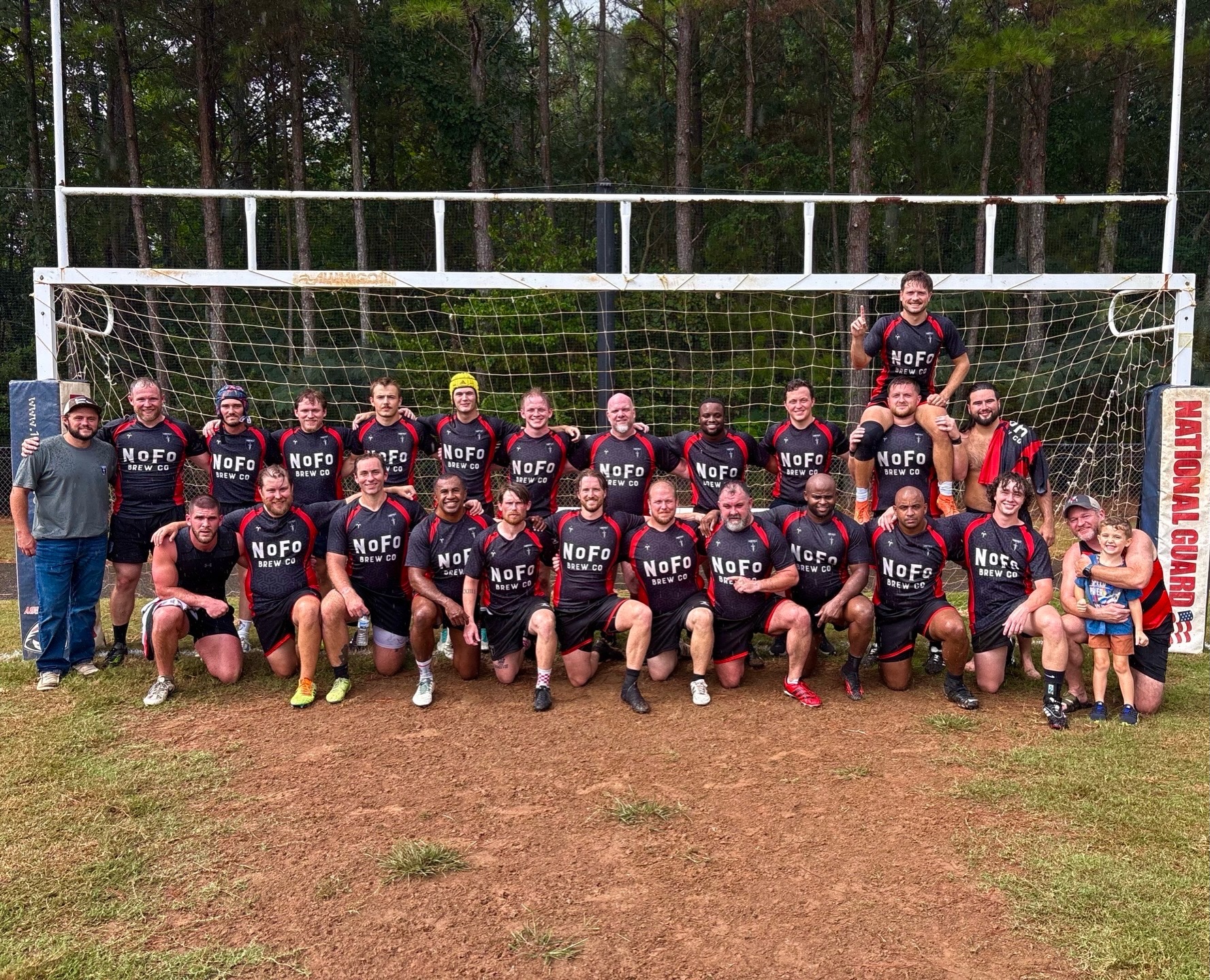 The Spartans after their 70-5 win at Walker Park, Saturday, September 12. Photo: Gainesville RUFC