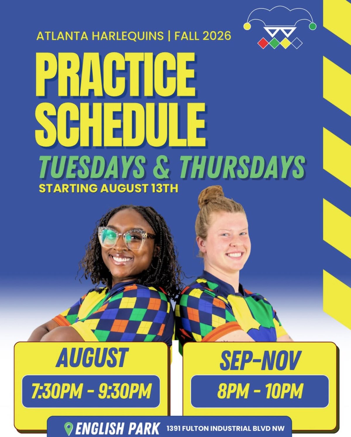 Image: Atlanta Harlequins Women's Rugby.