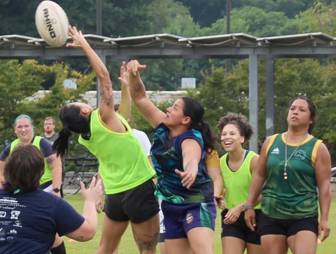 Touch at High Country's Rugby 101, Historic Fourth Ward Park. Photo: Atlanta High Country Rugby