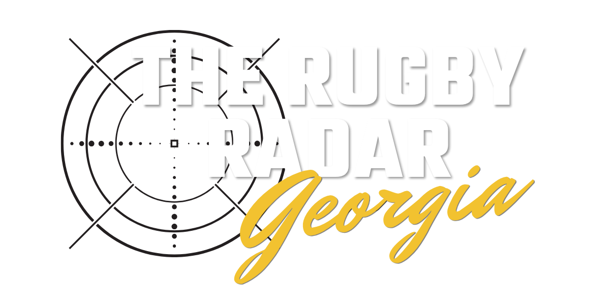 The Rugby Radar, Georgia. Radar reticle locked on a rugby ball.